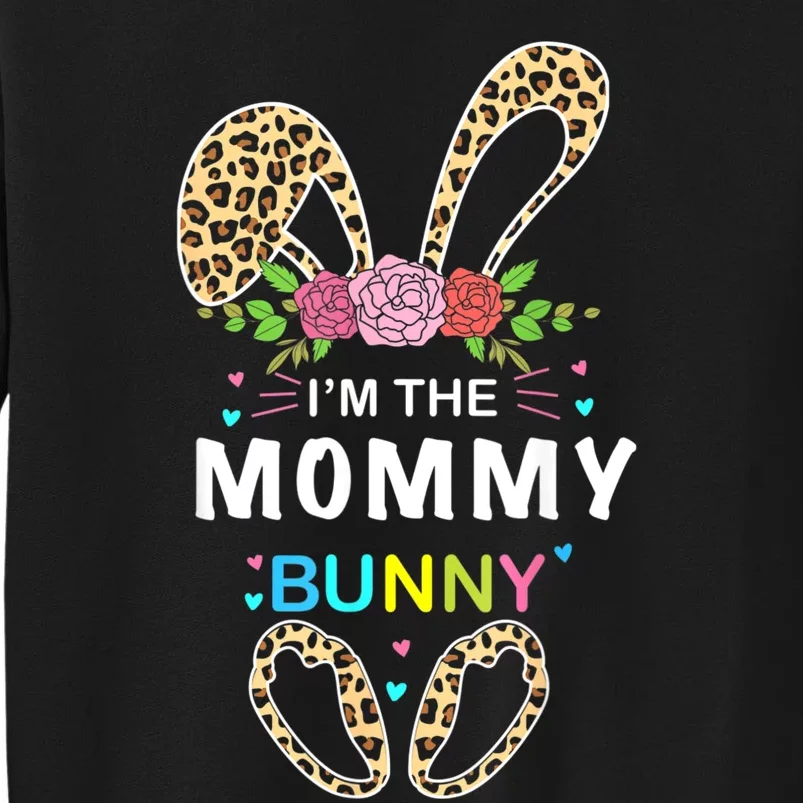 Womens I'm The Mommy Bunny Rabbit Easter Family Matching Tall Sweatshirt