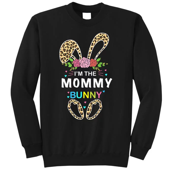 Womens I'm The Mommy Bunny Rabbit Easter Family Matching Tall Sweatshirt