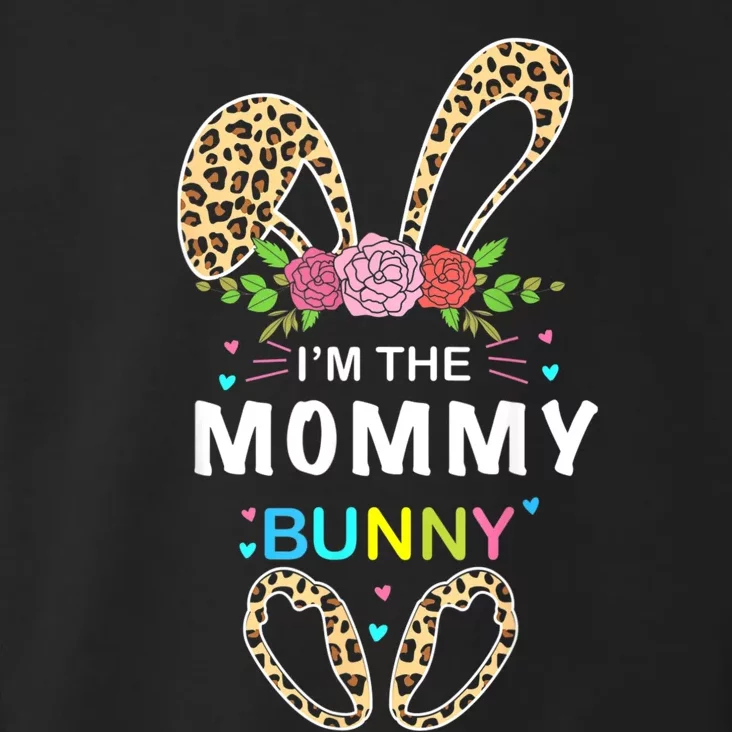 Womens I'm The Mommy Bunny Rabbit Easter Family Matching Toddler Hoodie