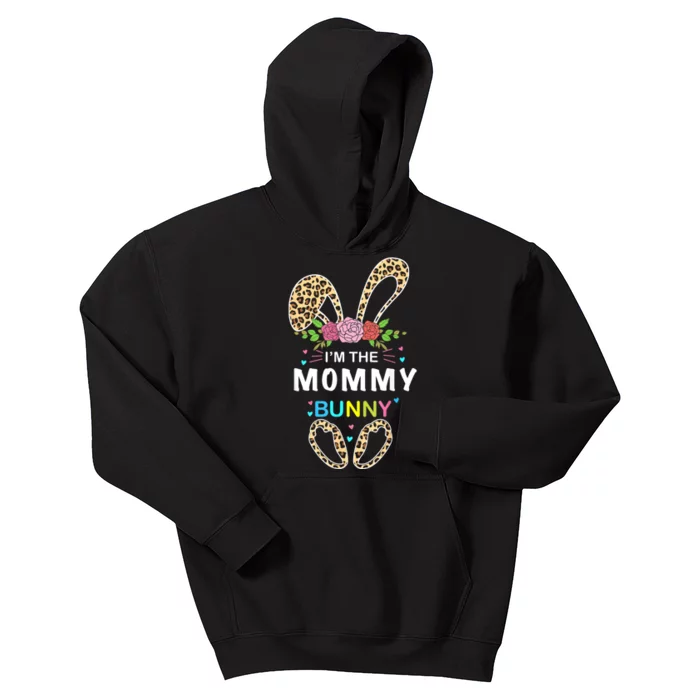 Womens I'm The Mommy Bunny Rabbit Easter Family Matching Kids Hoodie