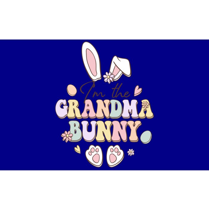 Womens I'm The Grandma Bunny Matching Family Easter Party Outfit Bumper Sticker