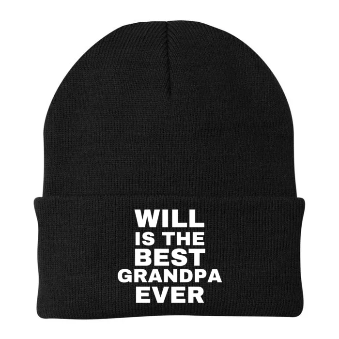 Will Is The Best Grandpa Ever Knit Cap Winter Beanie