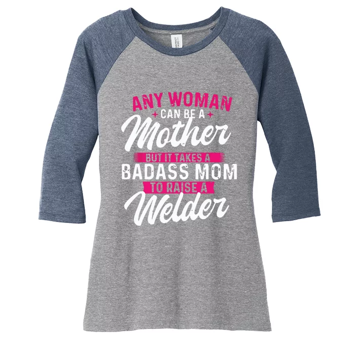 Womens It Takes A Badass Mom Women's Tri-Blend 3/4-Sleeve Raglan Shirt