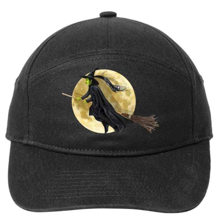 Witch and The Moon 7-Panel Snapback Hat