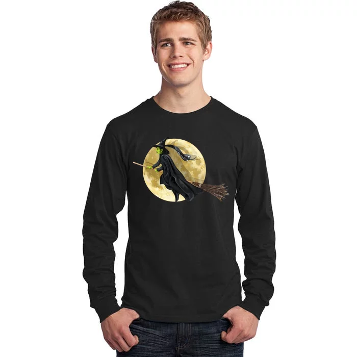 Witch and The Moon Tall Long Sleeve T-Shirt