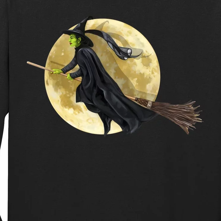 Witch and The Moon Tall Long Sleeve T-Shirt