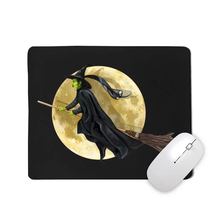 Witch and The Moon Mousepad