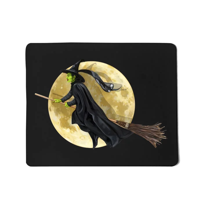 Witch and The Moon Mousepad