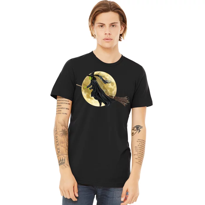 Witch and The Moon Premium T-Shirt