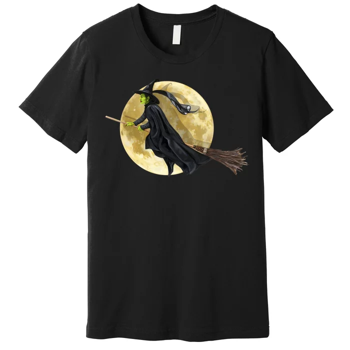 Witch and The Moon Premium T-Shirt