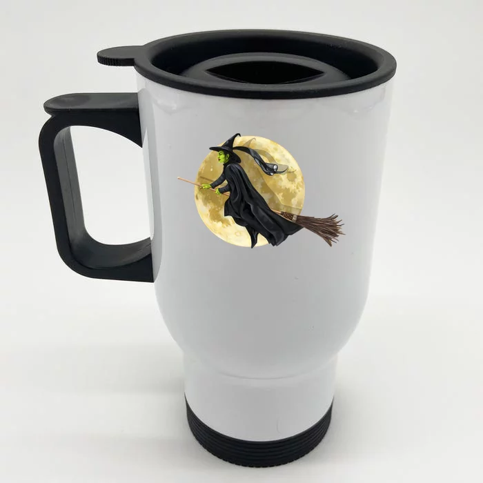 Witch and The Moon Front & Back Stainless Steel Travel Mug