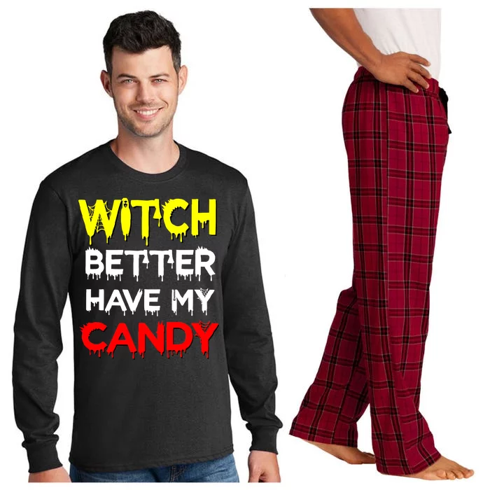 Witch Better Have My Candy Long Sleeve Pajama Set