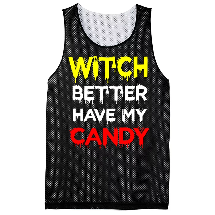 Witch Better Have My Candy Mesh Reversible Basketball Jersey Tank