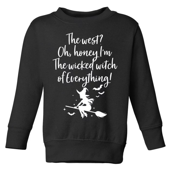 Witched Witch OF Everything Toddler Sweatshirt