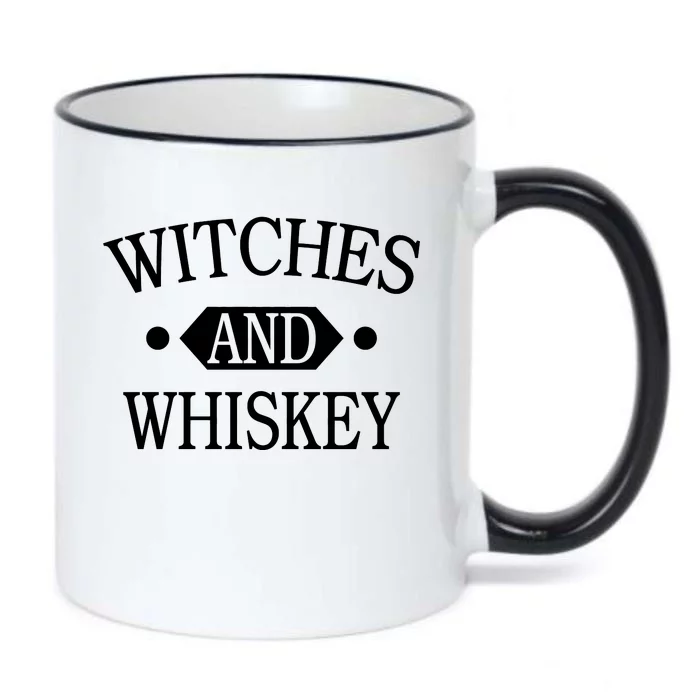 Witches And Whiskey Black Color Changing Mug