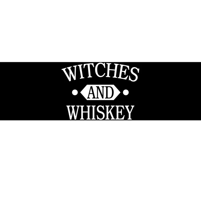 Witches And Whiskey Bumper Sticker