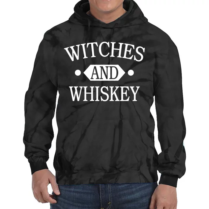 Witches And Whiskey Tie Dye Hoodie