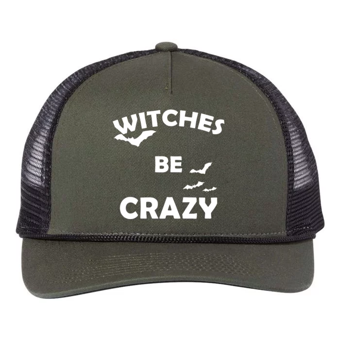 Witches Be Crazy1 Retro Rope Trucker Hat Cap