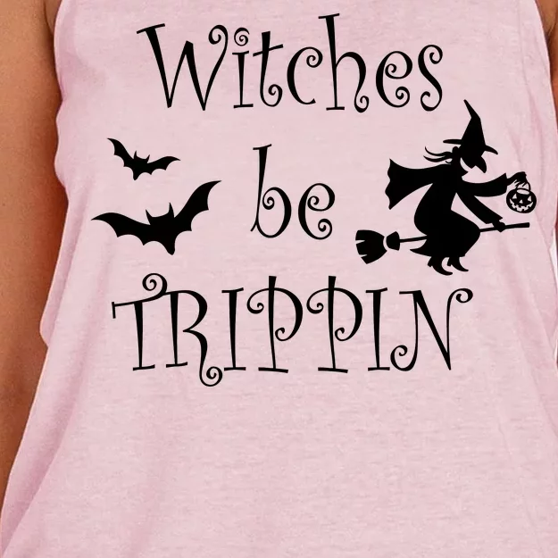 Witches Be Trippin Women's Knotted Racerback Tank