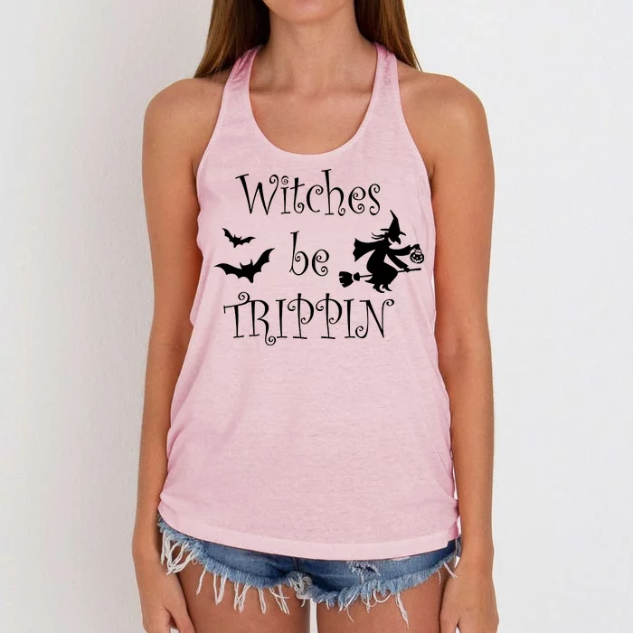 Witches Be Trippin Women's Knotted Racerback Tank