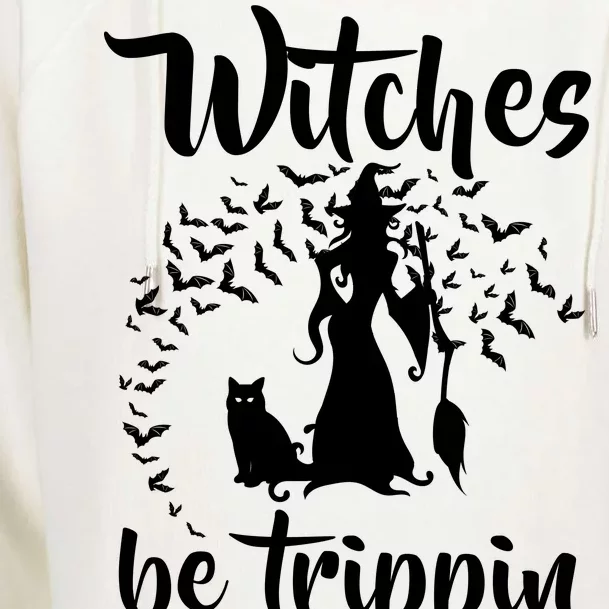 Witches Be Trippin1 Womens Funnel Neck Pullover Hood