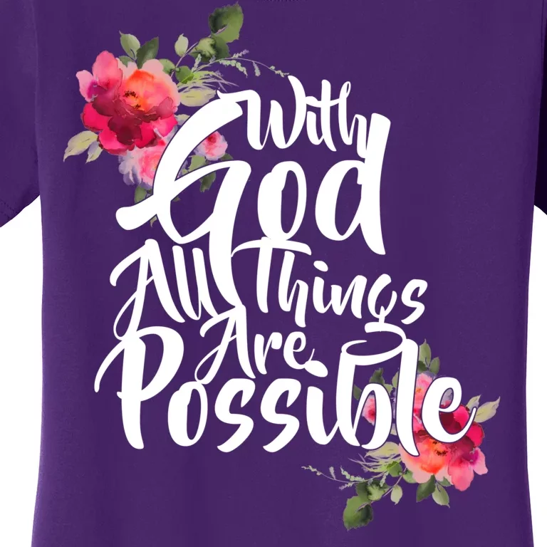 Fall Winter Sublimation Hoodie with GOD All Things Are Possible