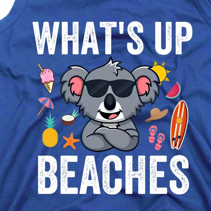 What Is Up Beaches Funny Koala Beach Family Summer Matching Meaningful Gift Tank Top