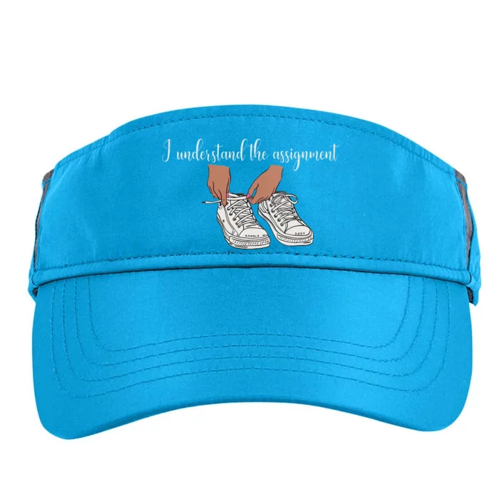 Women I Understand The Assignment Gift Adult Drive Performance Visor