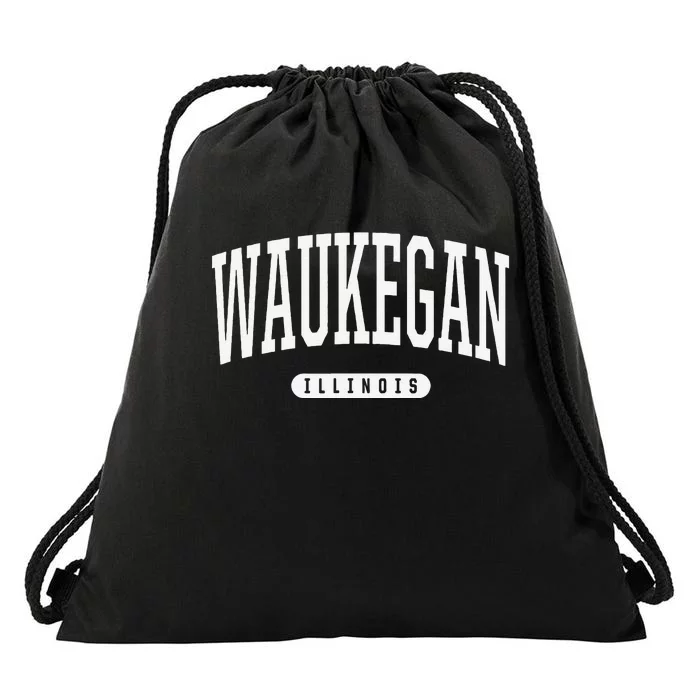 Waukegan Illinois Vacation College Style Il Usa Drawstring Bag