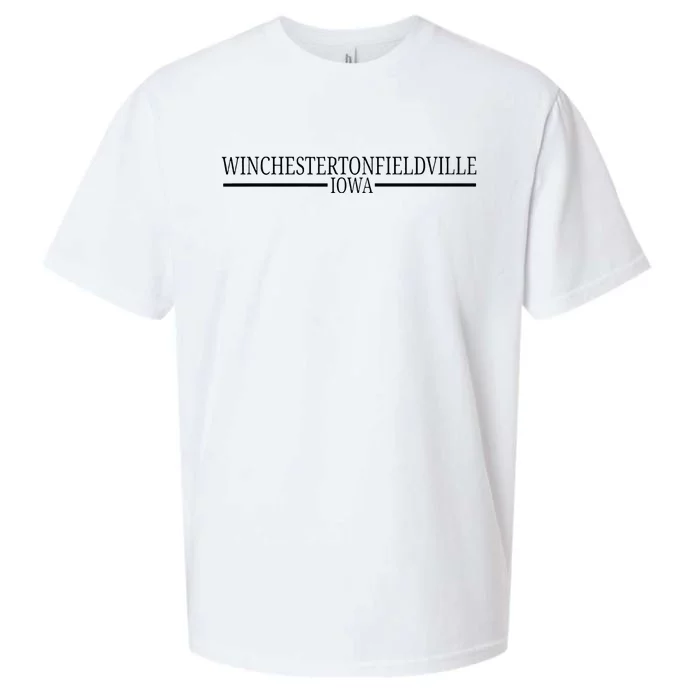 Winchestertonfieldville Iowa Sueded Cloud Jersey T-Shirt