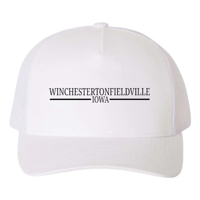 Winchestertonfieldville Iowa Yupoong Adult 5-Panel Trucker Hat