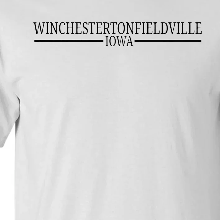 Winchestertonfieldville Iowa Tall T-Shirt