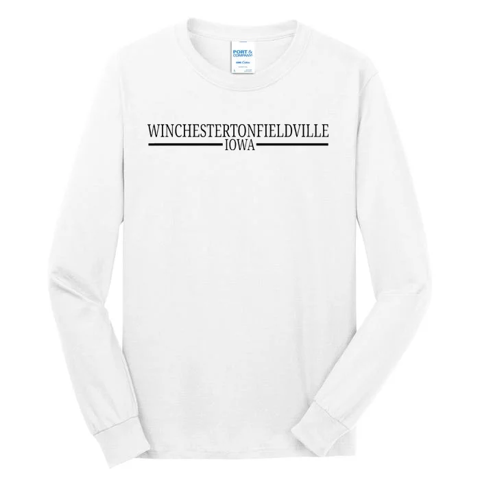 Winchestertonfieldville Iowa Tall Long Sleeve T-Shirt