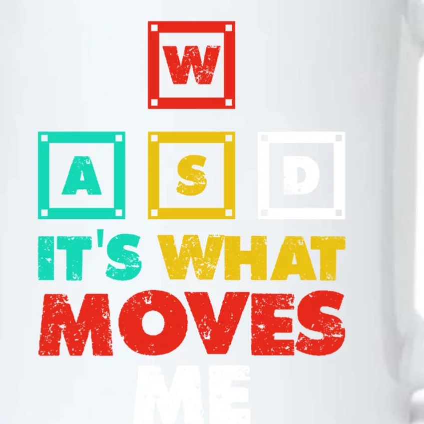 Wasd Its What Moves Me Gaming Funny Gift Black Color Changing Mug