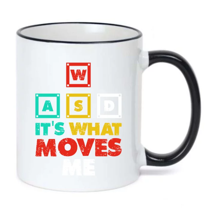 Wasd Its What Moves Me Gaming Funny Gift Black Color Changing Mug