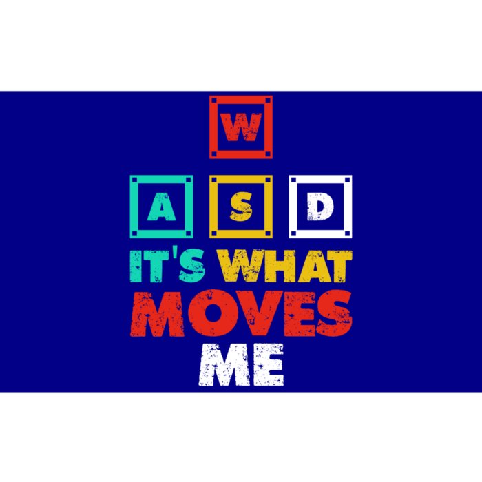 Wasd Its What Moves Me Gaming Gift Bumper Sticker