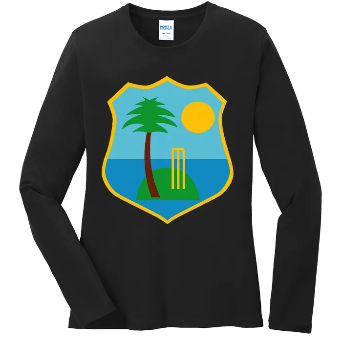 West Indies Windies Cricket Fans Ladies Long Sleeve Shirt