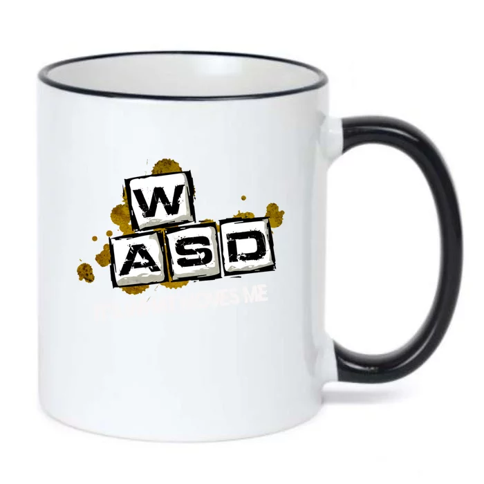 Wasd Its What Moves Me Pc Gamer Computer Nerd Gaming Gift Black Color Changing Mug