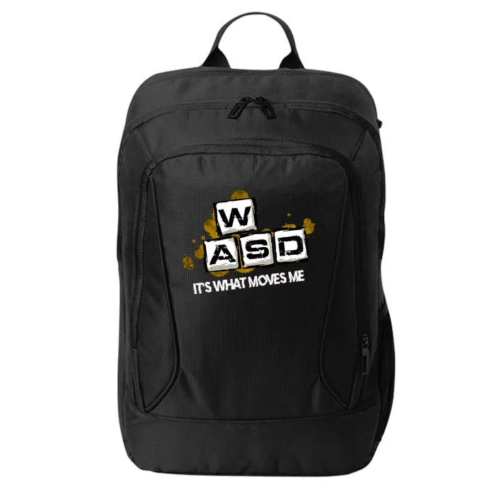 Wasd Its What Moves Me Pc Gamer Computer Nerd Gaming Gift City Backpack