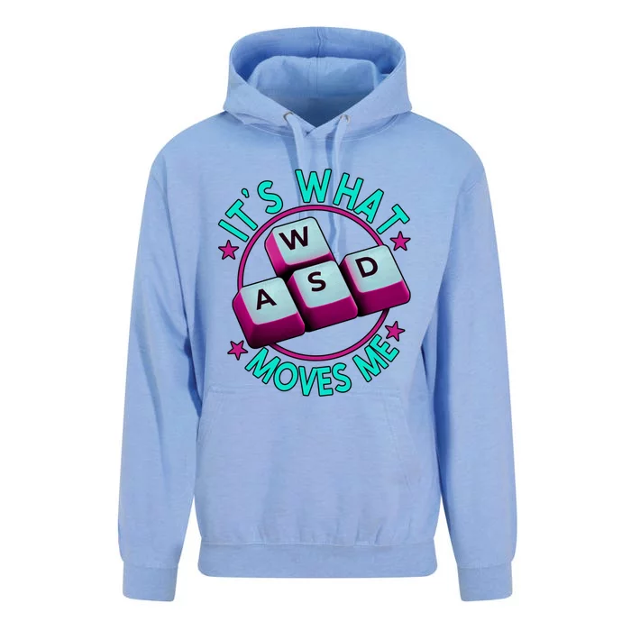 Wasd Its What Moves Me Video Games Player Meaningful Gift Unisex Surf Hoodie