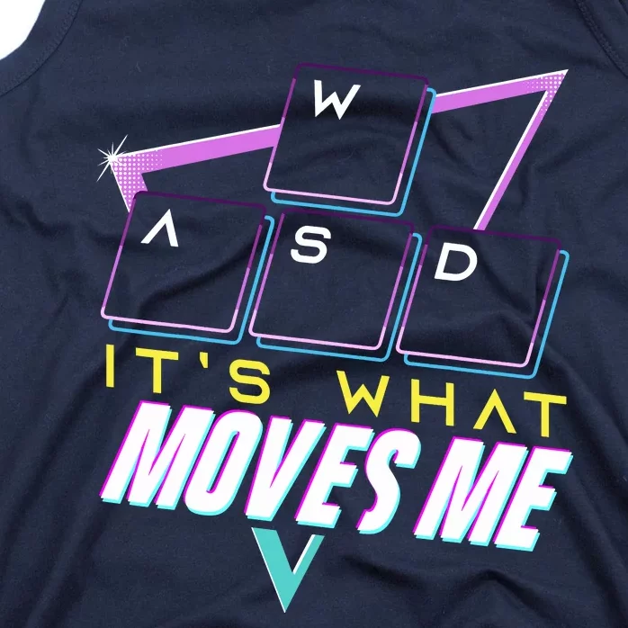 Wasd ItS What Moves Me Computer Nerd Gamers Tank Top