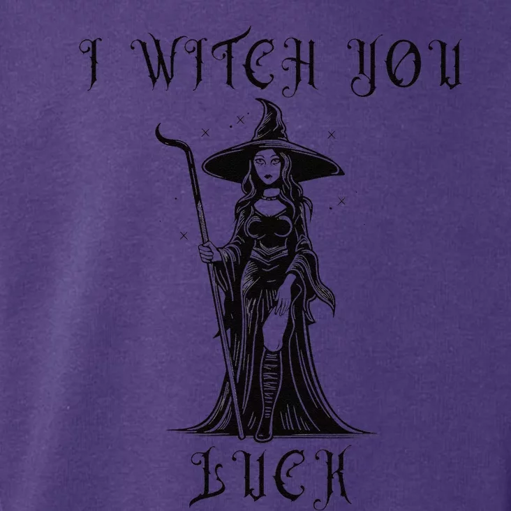 Women I Witch You Luck Halloween Witch Please Toddler Hoodie