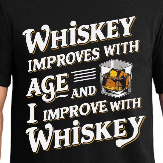 Whiskey Improves With Age And I Improve With Whiskey Pajama Set