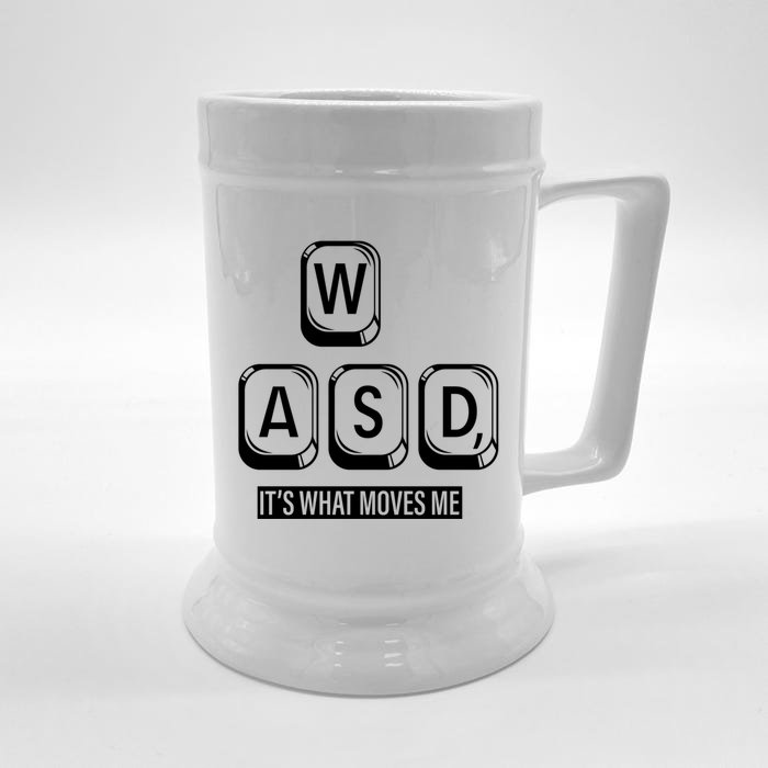 Wasd Its What Moves Me Gift Front & Back Beer Stein