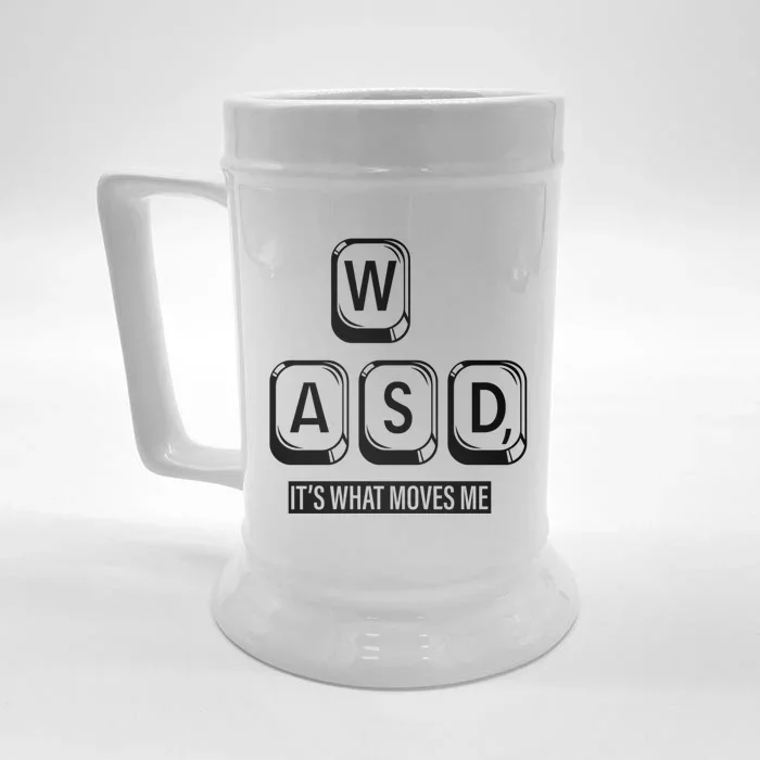 Wasd Its What Moves Me Gift Front & Back Beer Stein