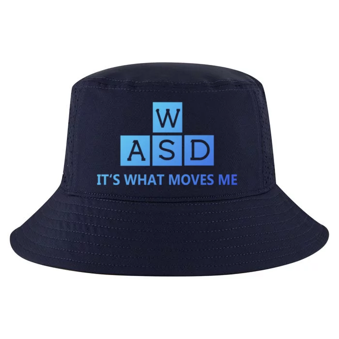 Wasd ItS What Moves Me Funny Pc Gamer Computer Gift Cool Comfort Performance Bucket Hat