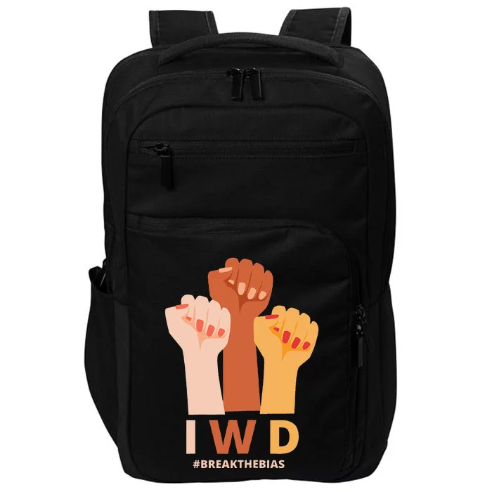 Womens International Women's Day Break The Bias Gender Equality Impact Tech Backpack