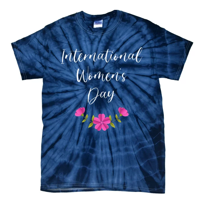 Womens International Women's Day Cool Queen Princess Family Lover Tie-Dye T-Shirt