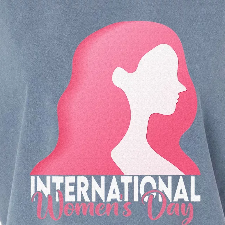 Womens International Women's Day Happy Women's Day 8 March Garment-Dyed Women's Muscle Tee