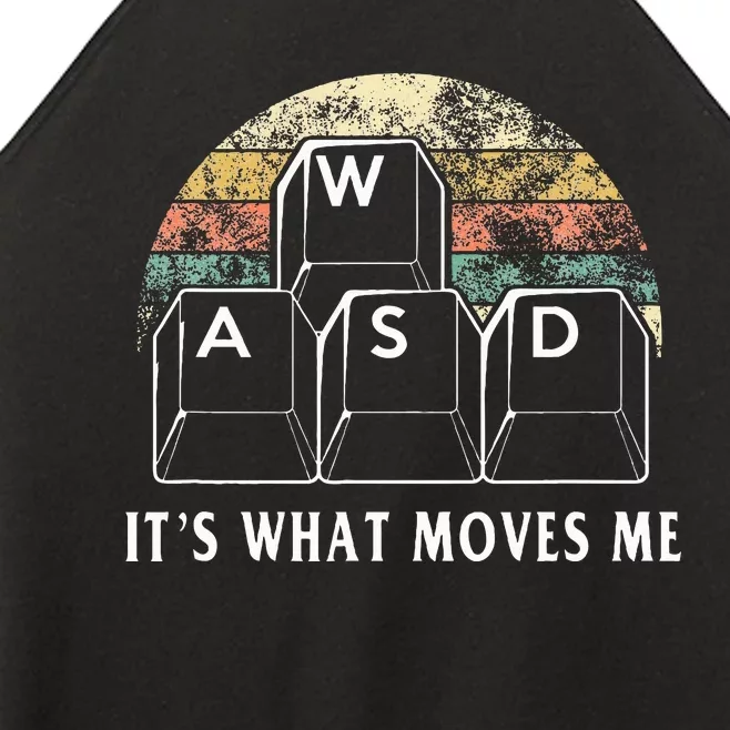 Wasd ItS What Moves Me Funny Pc Gamer Computer Nerd Gift Women’s Perfect Tri Rocker Tank